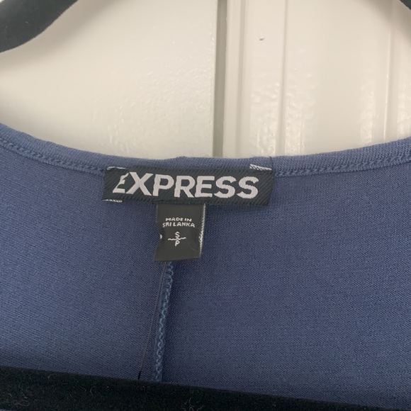 Express jersey knit long sleeve mini dress NWT - Picture 4 of 5